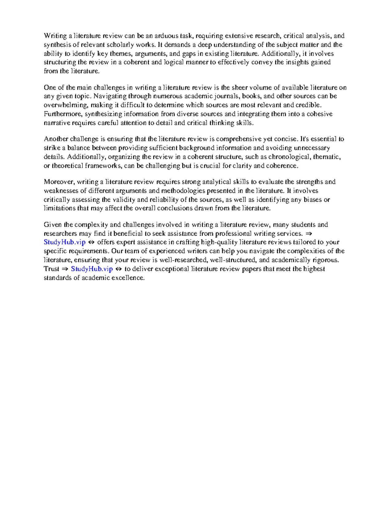 Examples Of Literature Review Papers - Writing a literature review can ...