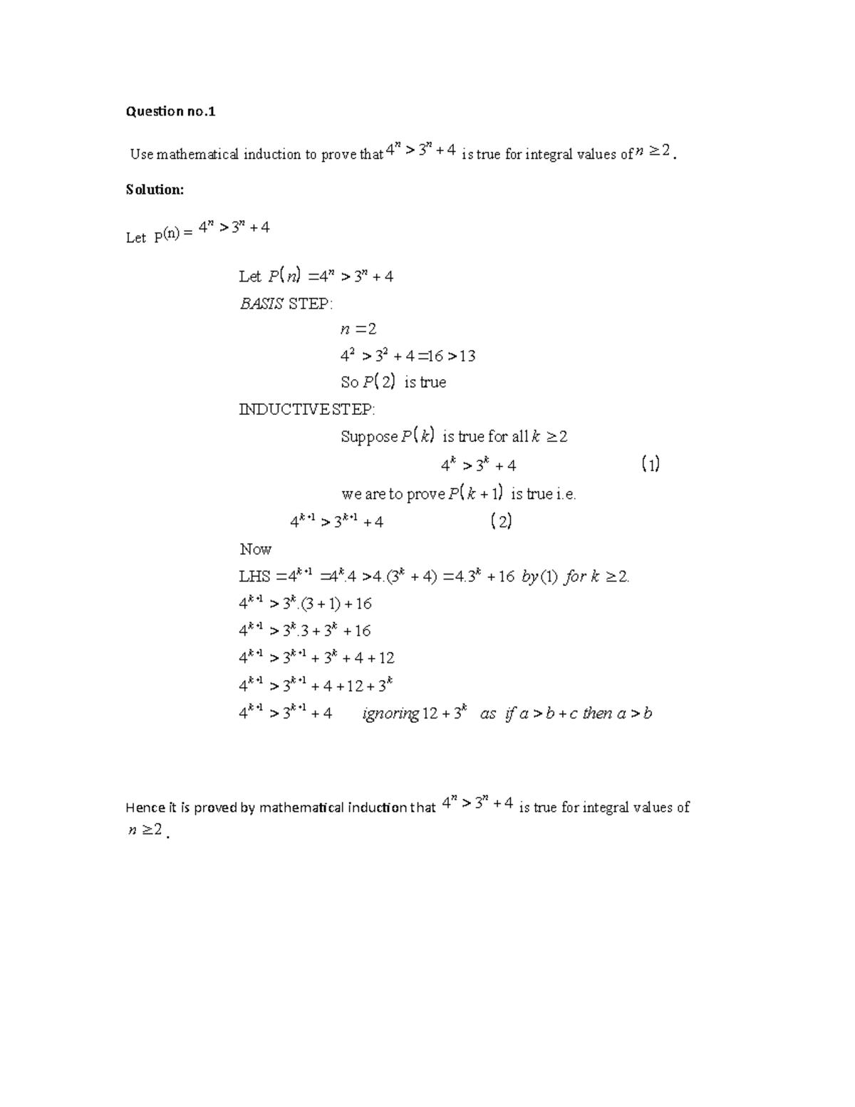 Practice solution lecture 23-25 - Discreate mathematics - VU - Studocu