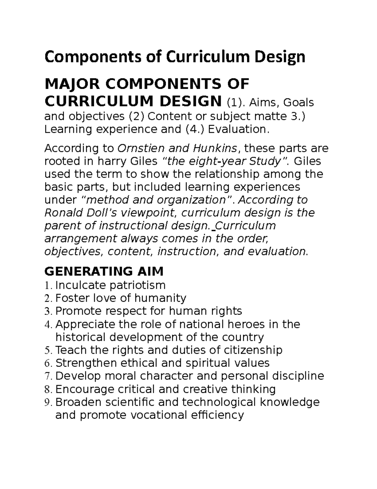 group-iii-sir-java-curriculum-components-of-curriculum-design-major