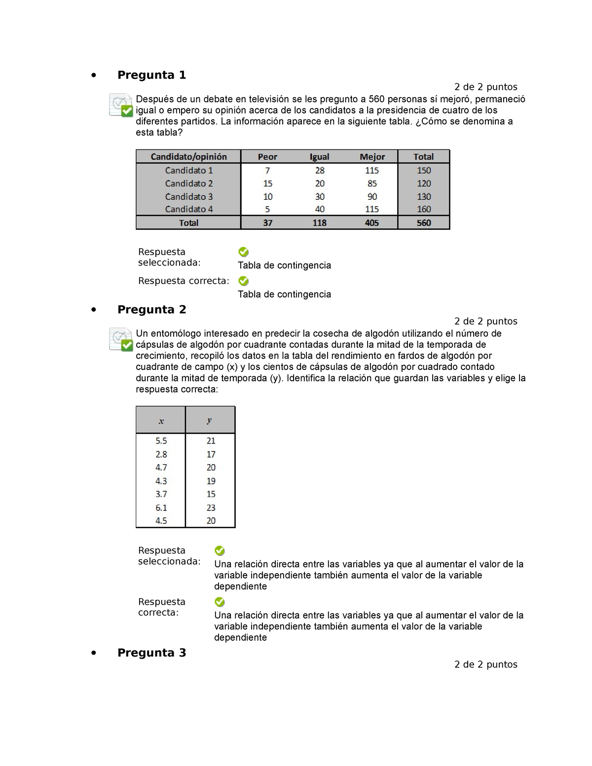 Automatizada 9 - Pregunta 1 2 De 2 Puntos Después De Un Debate En ...