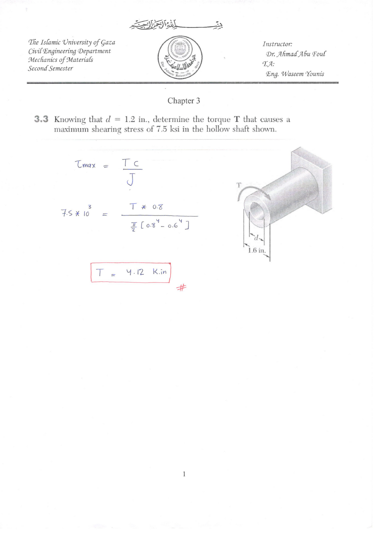 Solutions-Chapter 3 - Mechanics Of Materials - Studocu