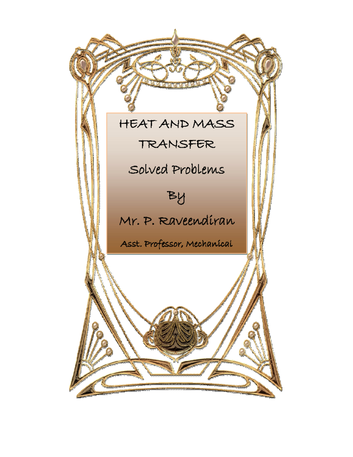 HMT University Solved Problems - HEAT AND MASS TRANSFER Solved Problems ...