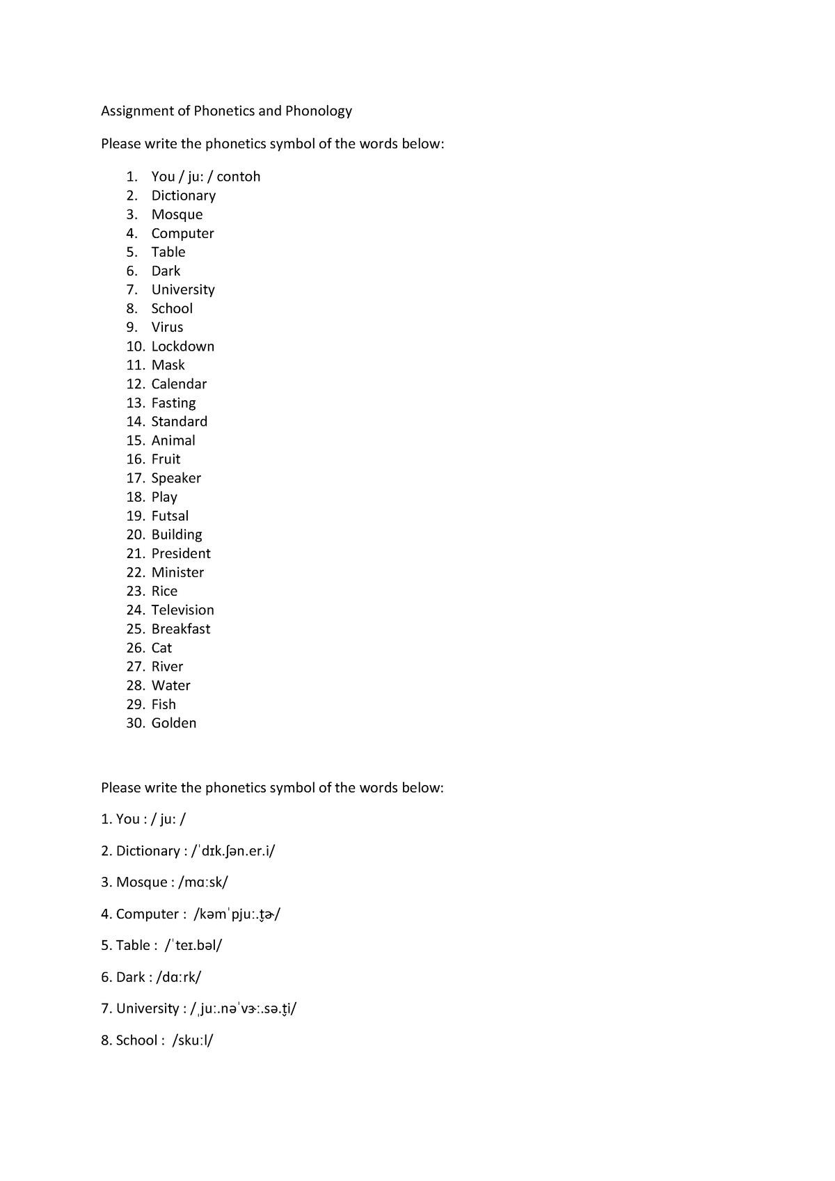 phonetics assignment 5 2