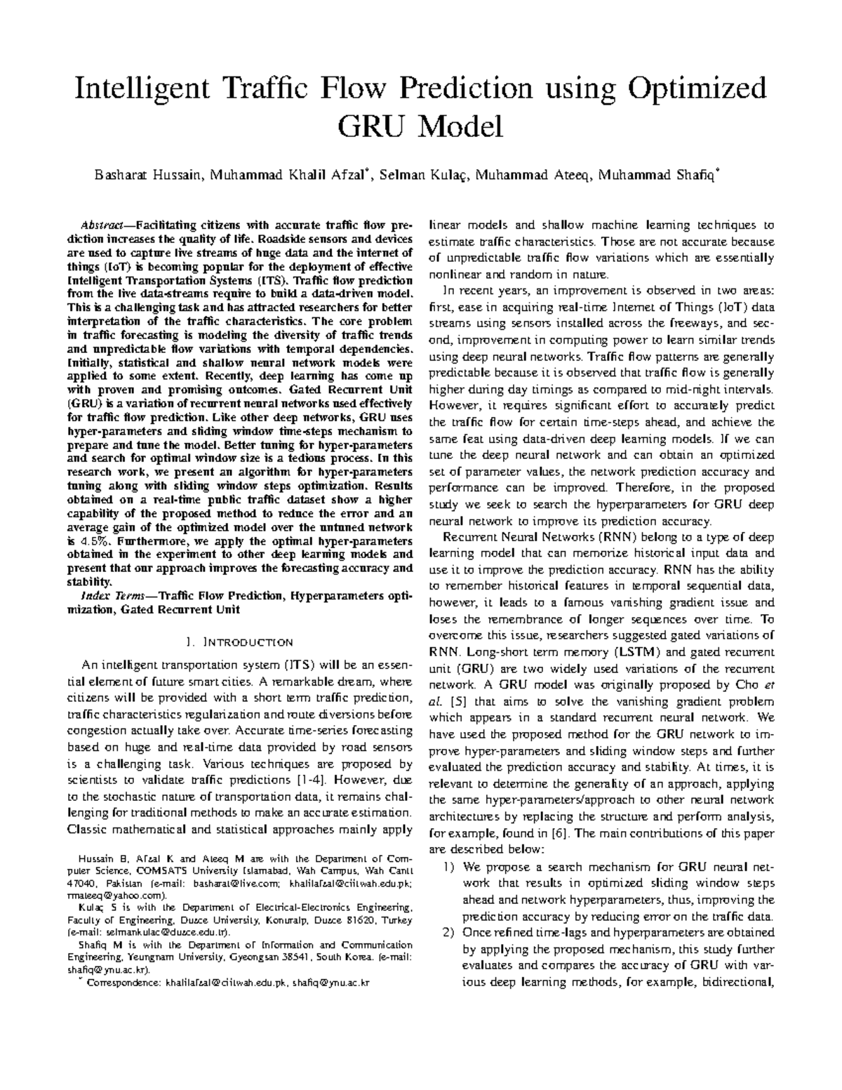 2020-11-12-Article 01 IEEE paper 1 optimize GRU - Machine Learning ...