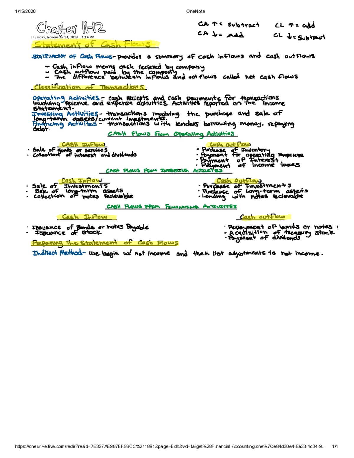 ACC 2010 Chpt 11 and 12 - Lecture notes Chapter 11 and 12 - ACC 2010 ...
