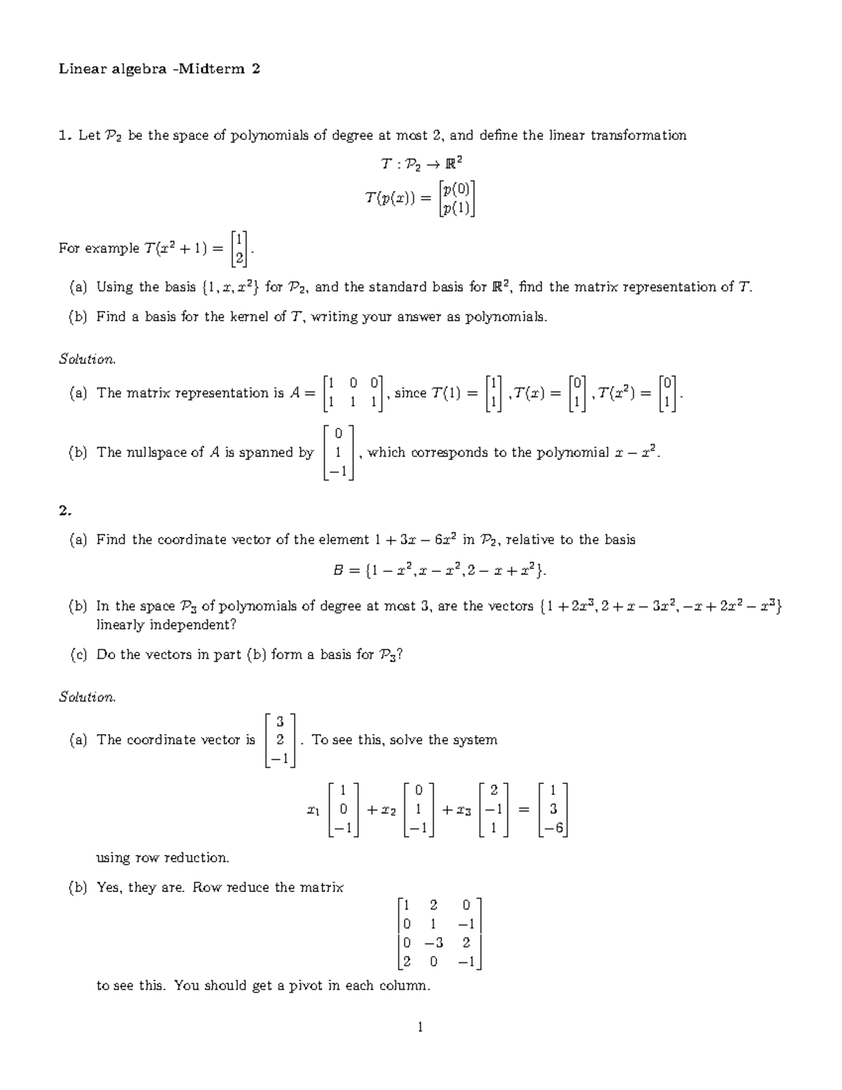 Midterm 2 solutions Suppose that we wish to test the simple null ...