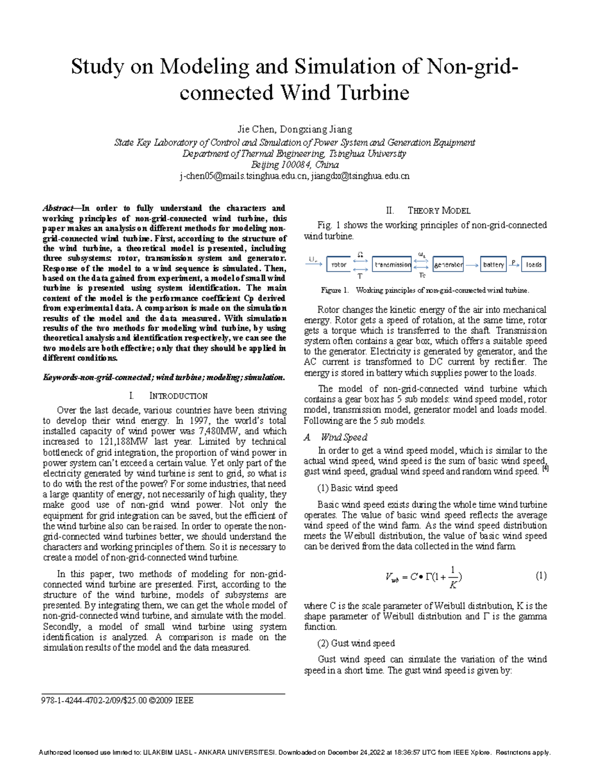 Study on modeling and simulation of non-grid-connected wind turbine ...