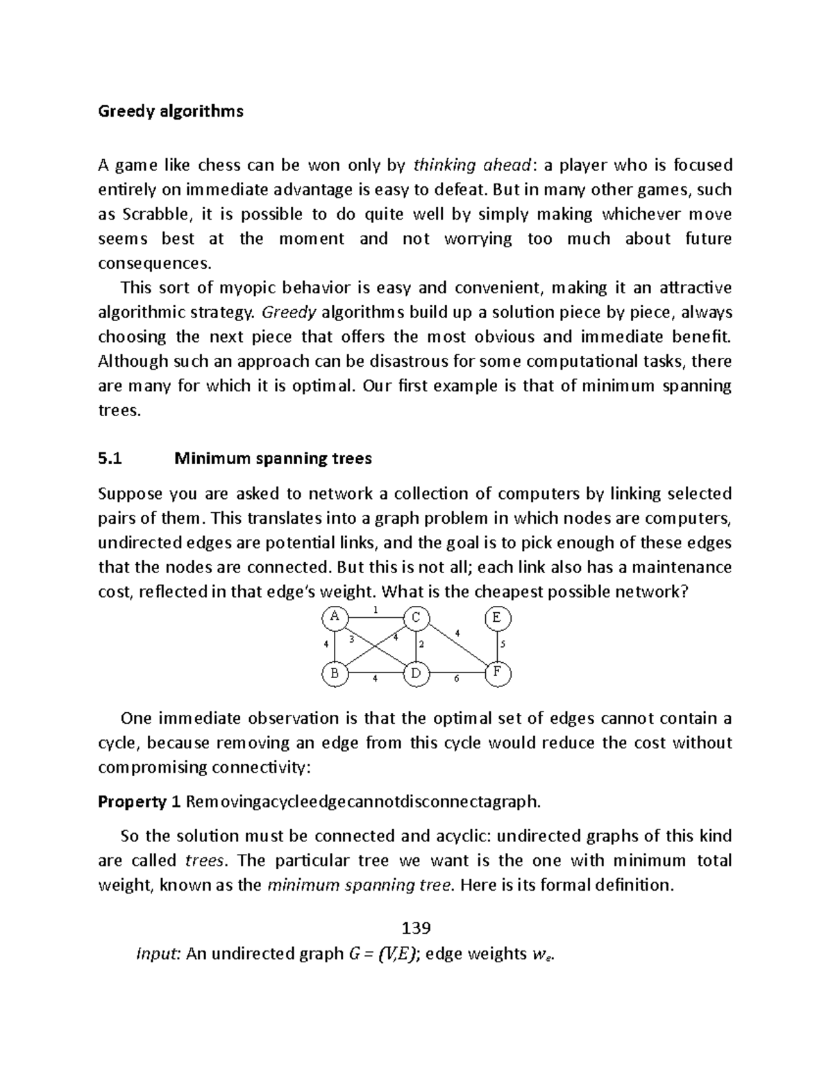 Greedy algorithms - But in many other games, such as Scrabble, it is ...