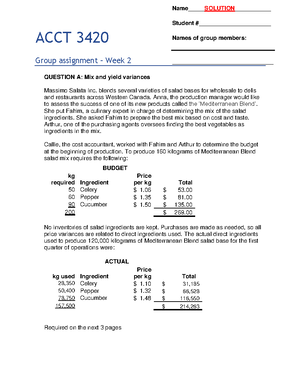 Chapter 5 - Test Bank - Cost Accounting: A Managerial Emphasis - Cdn ...