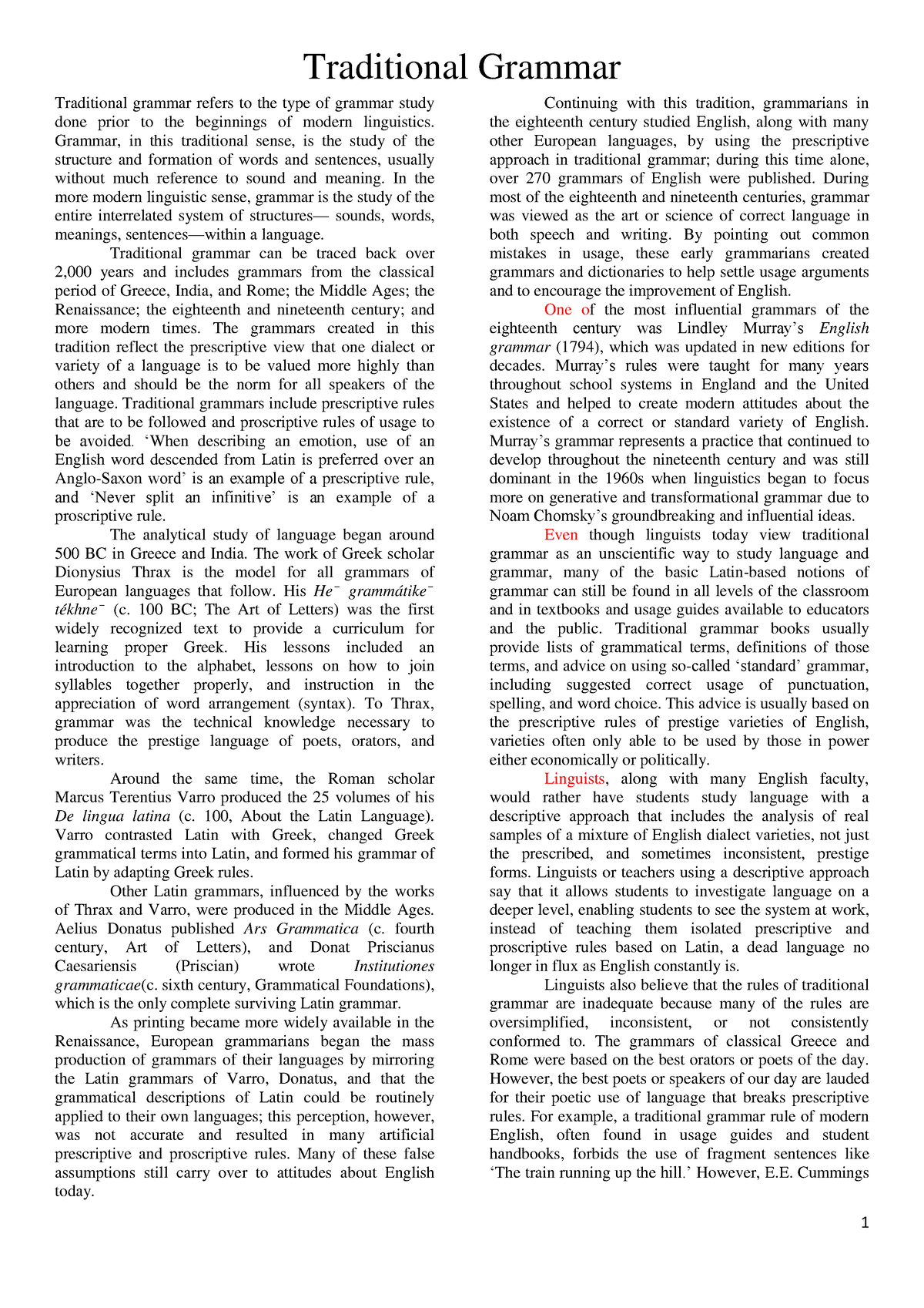 1-structuralism-traditional-grammar-traditional-grammar-refers-to