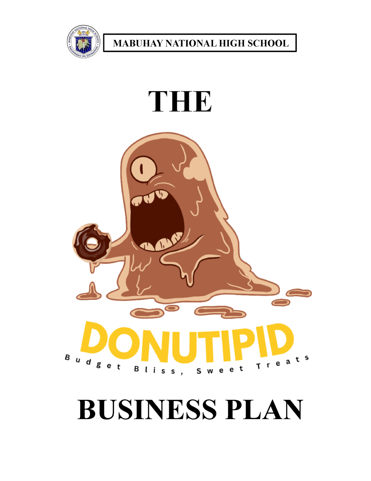 business plan on doughnut