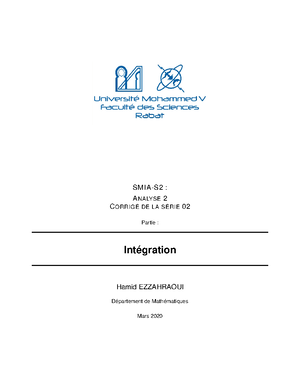 Cours Analyse 1 (SMPC S1) 2022-2023 - Université Mohammed V De Rabat ...