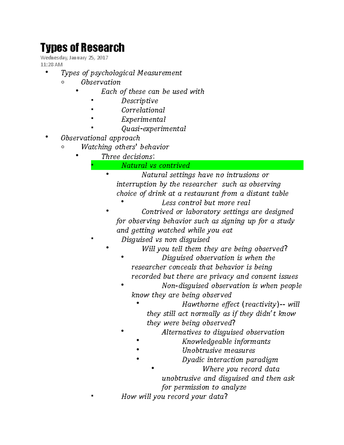 psyc-211-ch-4-lecture-notes-4-types-of-research-wednesday-january