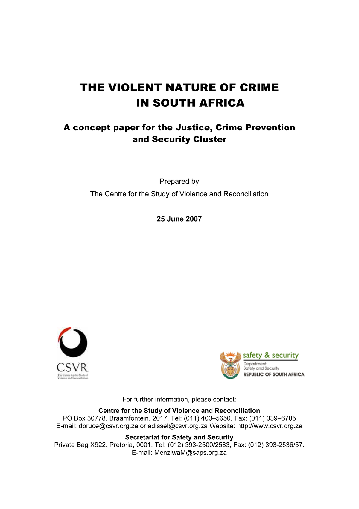 crime in south africa essay pdf