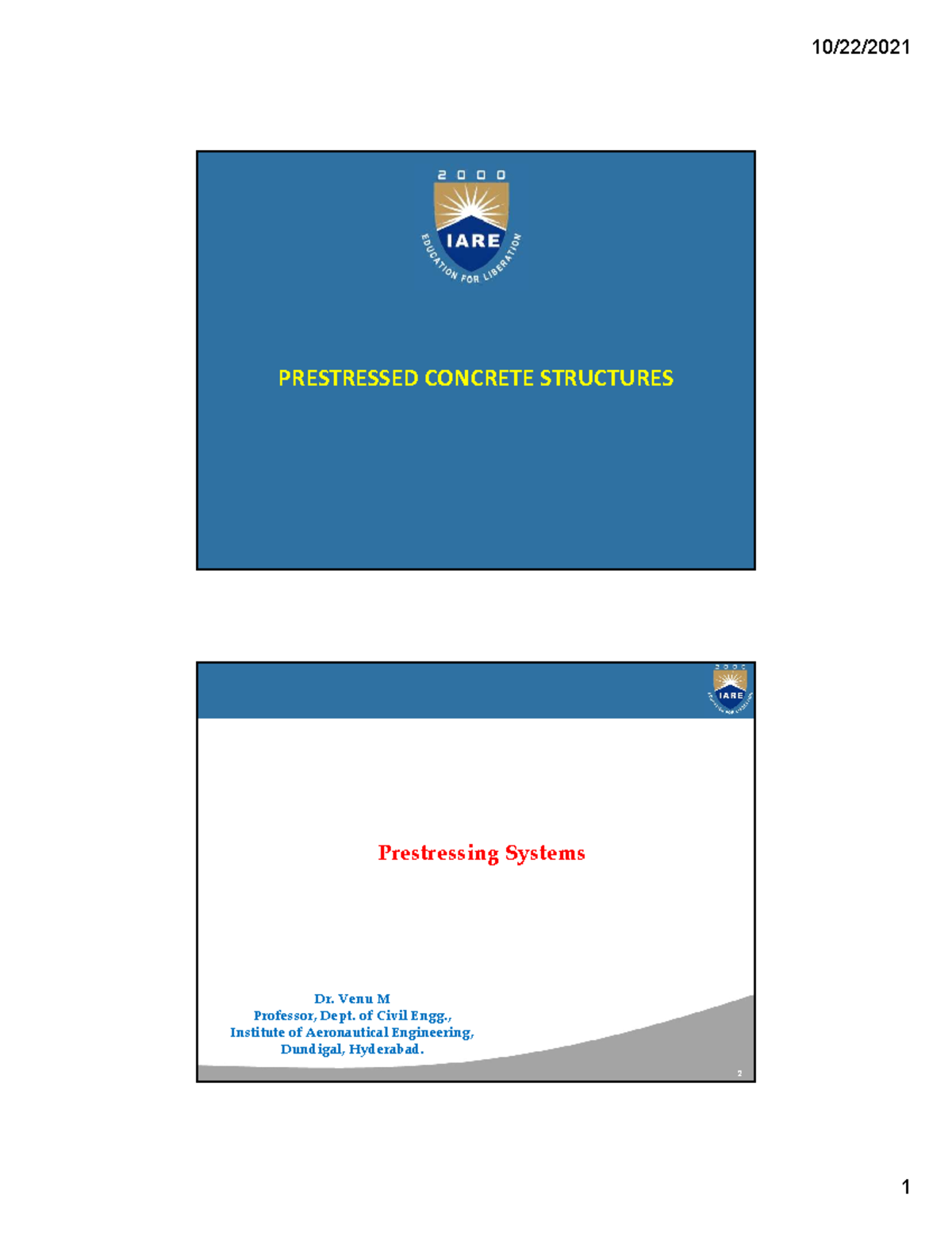 2 fundamental concepts of psc - PRESTRESSED CONCRETE STRUCTURES 2 ...