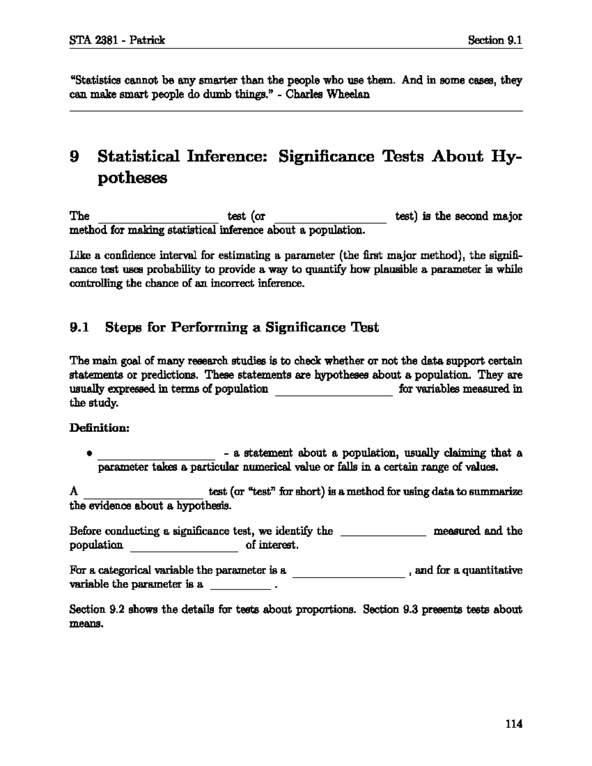 114-137+Chapter+9 - Courses work and studying for exams - STA 2381 ...