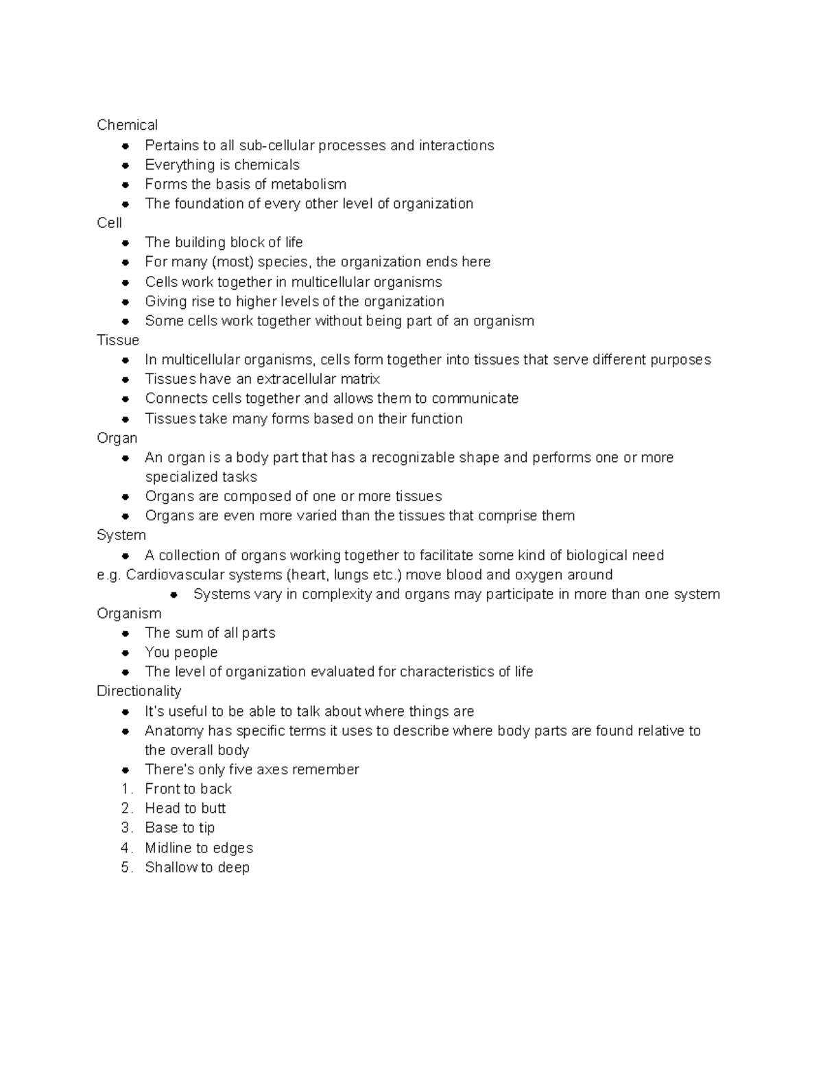 Terminology - basic terms chapter 1 - Chemical Pertains to all sub ...