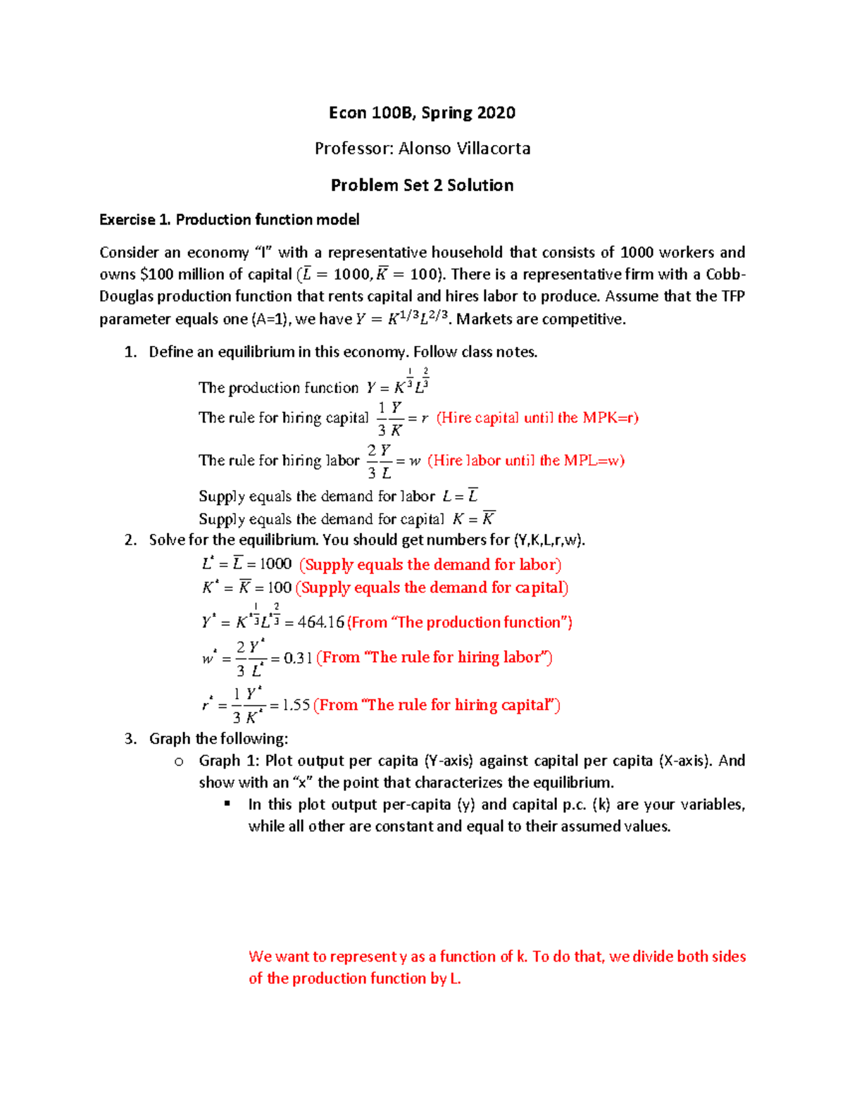 Econ100b Ps2 Solution Studocu