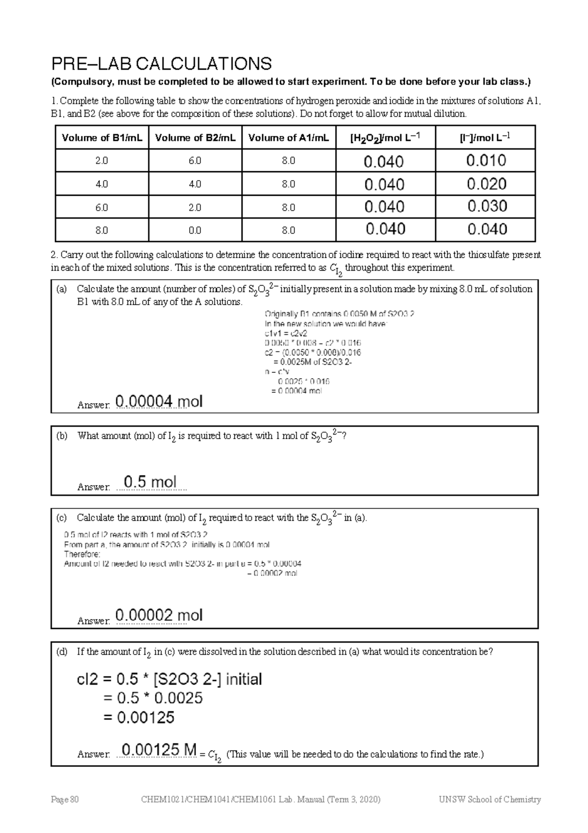 Pre-Lab W7 - Page 80 CHEM1021/CHEM1041/CHEM1061 Lab. Manual (Term 3 ...