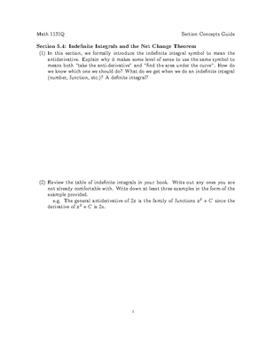 Section 53 - Homework. - Math 1131Q Section Concepts Guide Section 5 ...