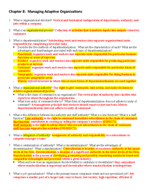 MGMT 3302 Chapter 9 Study Guide - Chapter 9: Managing Teams What is a ...