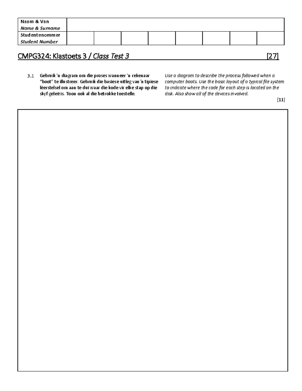 Class Test 3