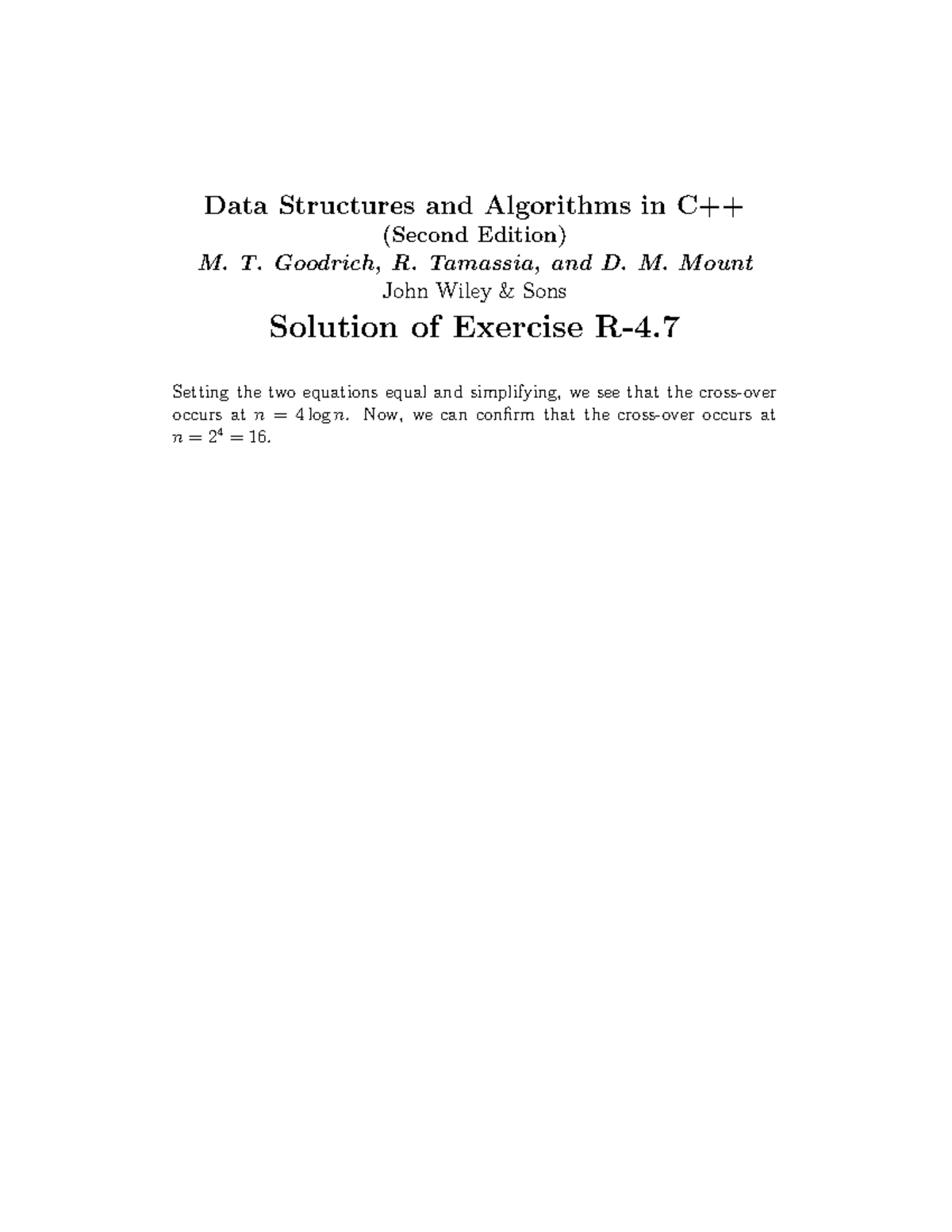 Ch04 - Authors: Goodrich, Tamassia, Mount 2nd Edition - Data Structures ...