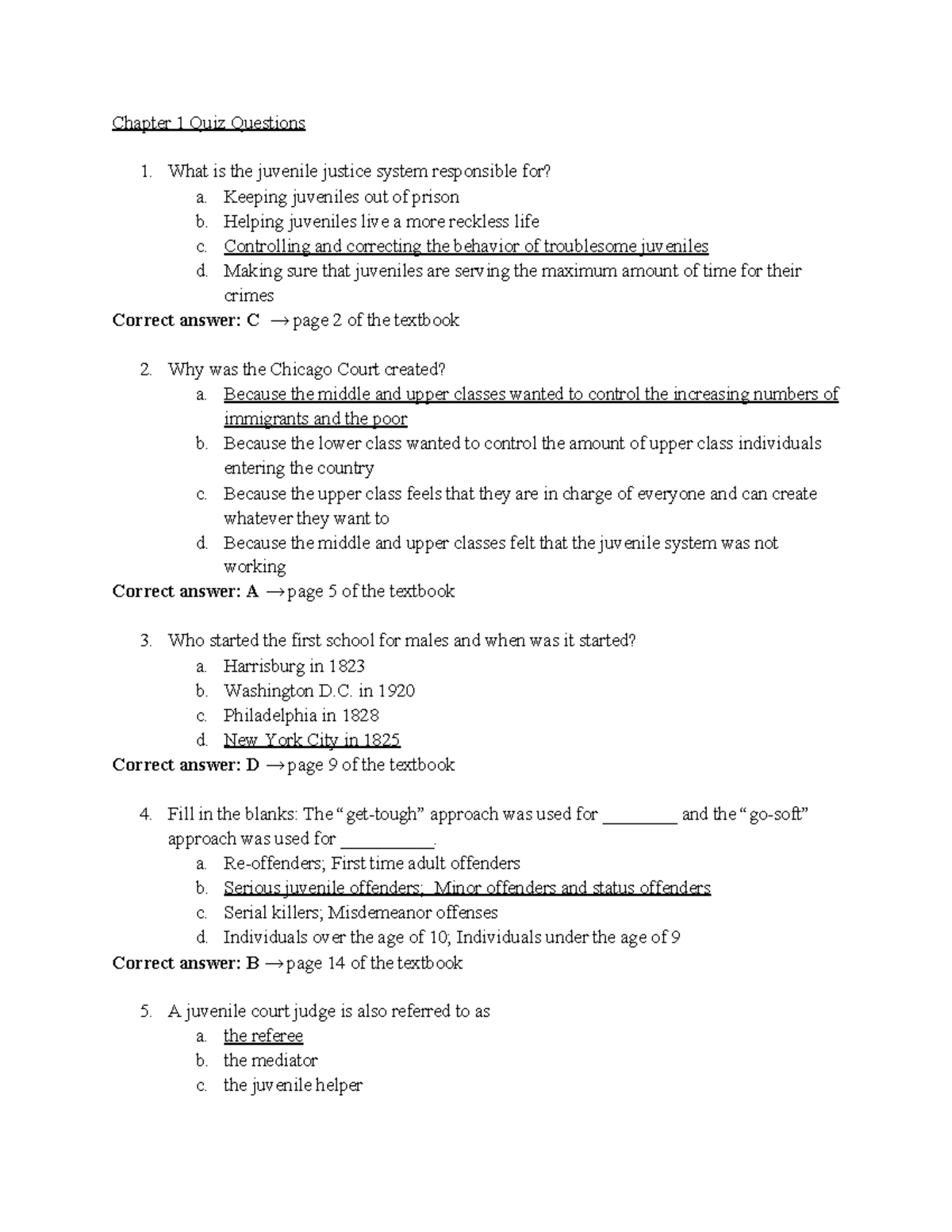 Chapter 1 Quiz Questions - Chapter 1 Quiz Questions What is the ...