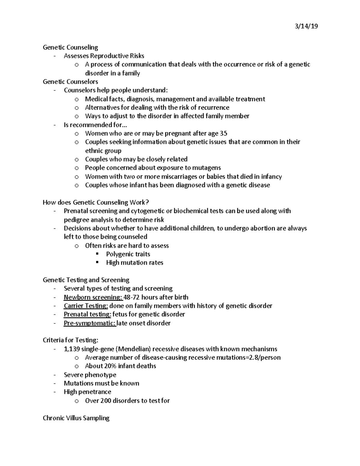 sample genetic counseling personal statements