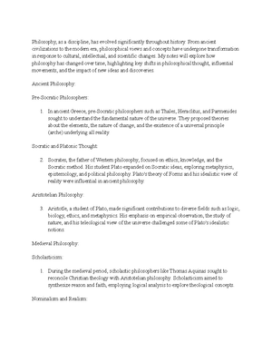 Concepts of Philosophy - Philosophy, often regarded as the love of ...