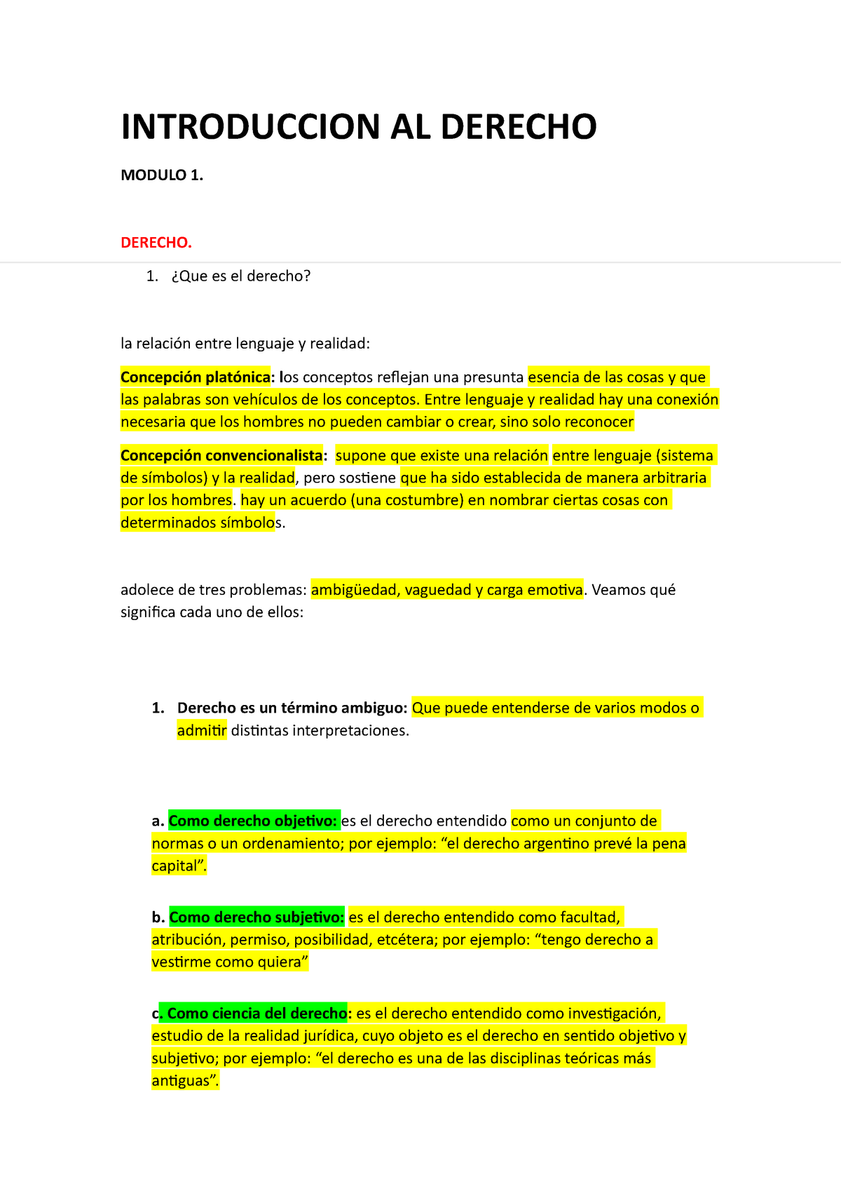 Resumen Introduccion Al Derecho M3 Y 4 Modulo 3 Resumen Porn Sex Picture