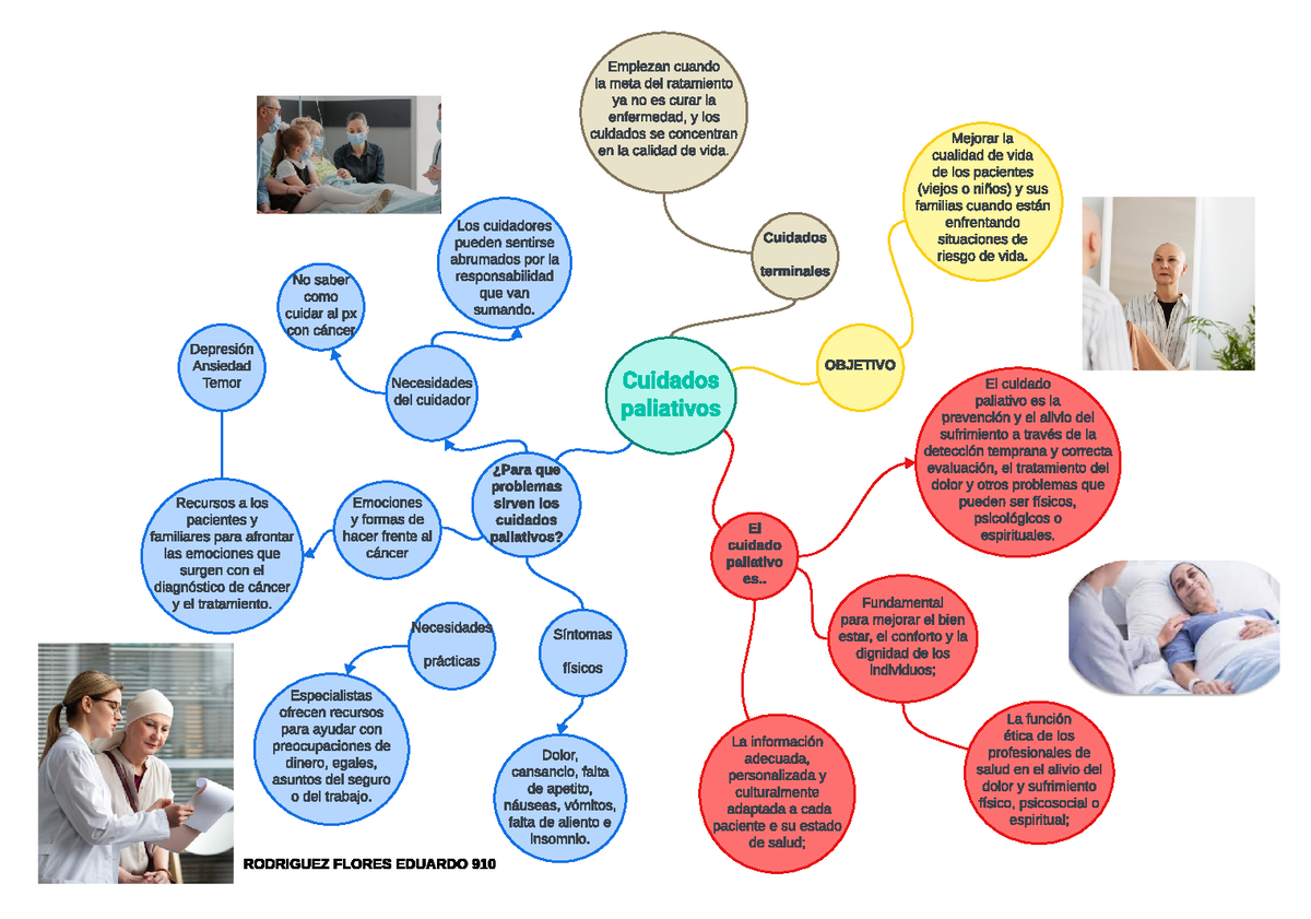 Mapa Mental - Cuidados Paliativos - Cuidados Paliativos OBJETIVO El ...