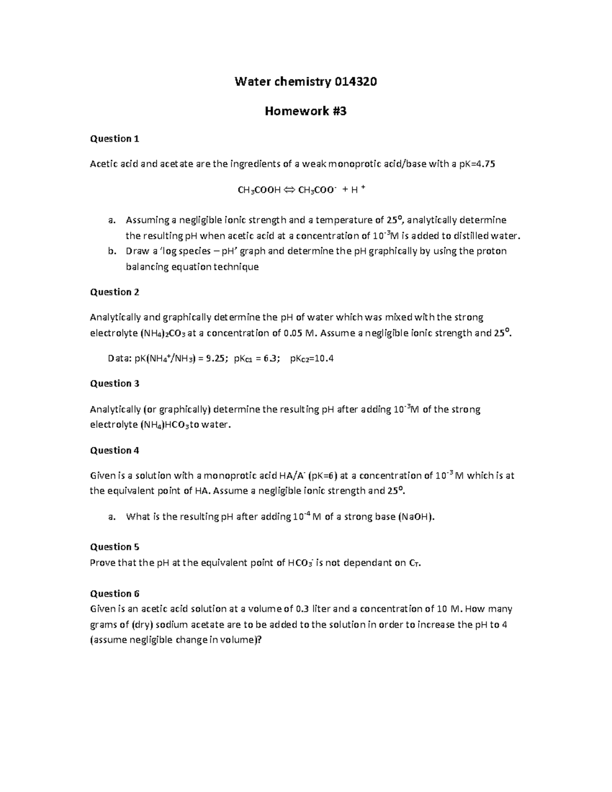 homework-3-of-water-chemistry-water-chemistry-014320-homework