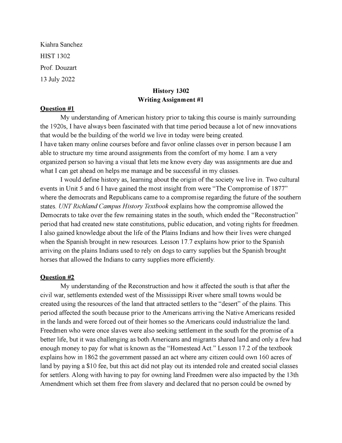 history 1302 final exam essay questions