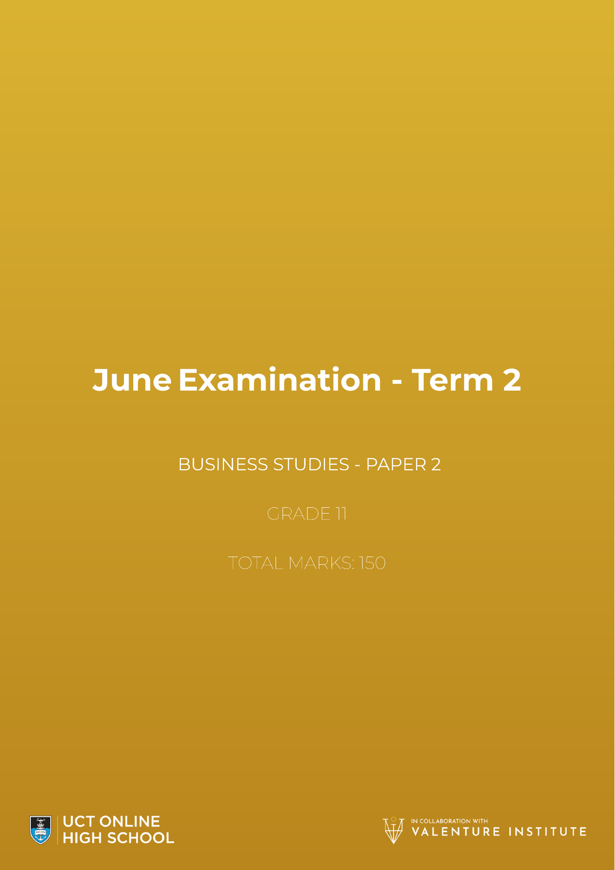 business studies grade 11 june assignment