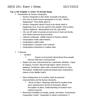 GEOG 201 Midterm Review #2 (Tectonics And Landforms) - GEOG 201 Midterm ...