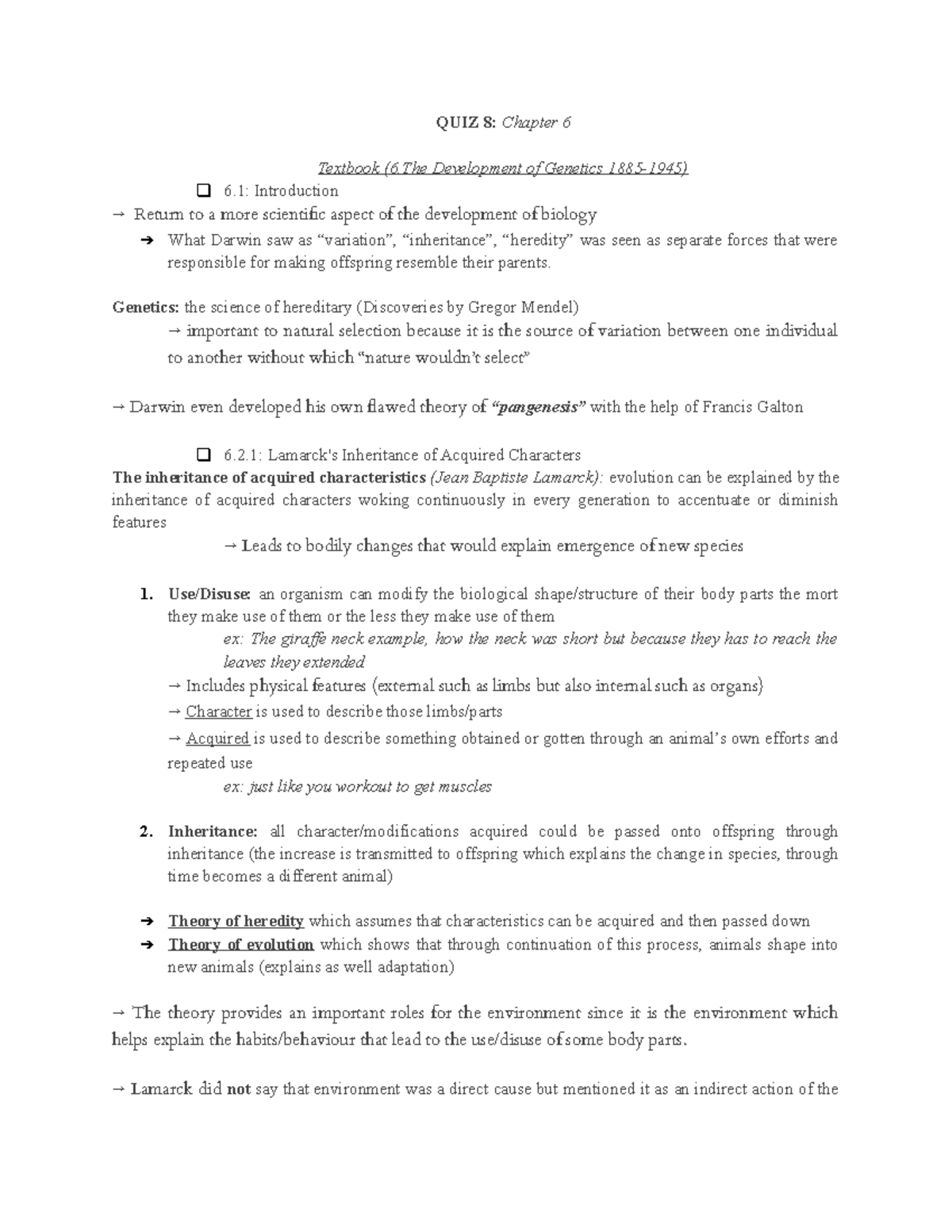 Humanities Chapter 6 QUIZ 8 Chapter 6 Textbook (6 Development of