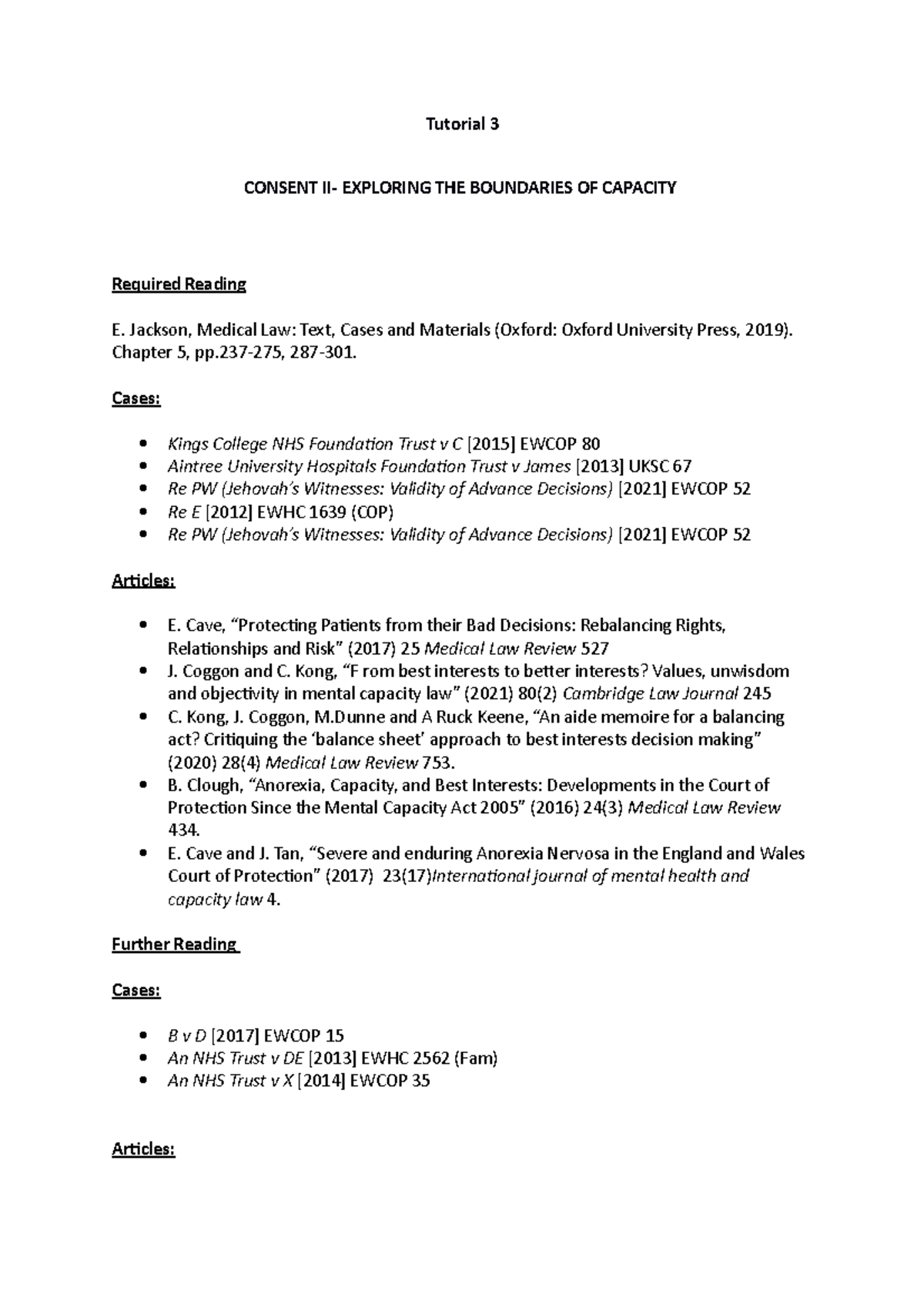 tutorial-3-handout-mental-capacity-act-lw2260-leicester-studocu