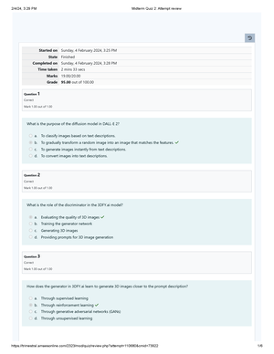 Midterm Exam Attempt review ai now - Home / My courses / UGRD-CYBS6101 ...