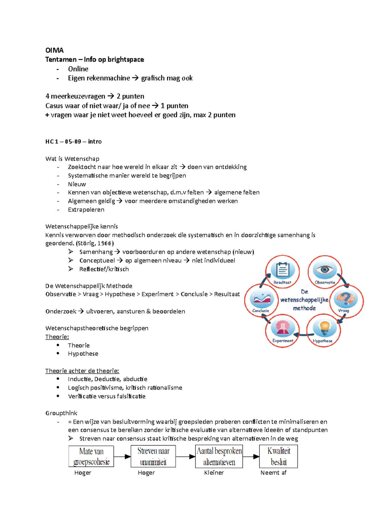 Aantekeingen Blok 1 - De Aantekeningen Van De Hoorcolleges 2022-2023 ...