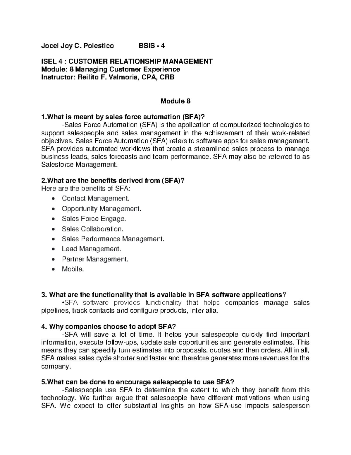 Module 8 Understanding Culture, Society, and Politics - Jocel Joy C ...