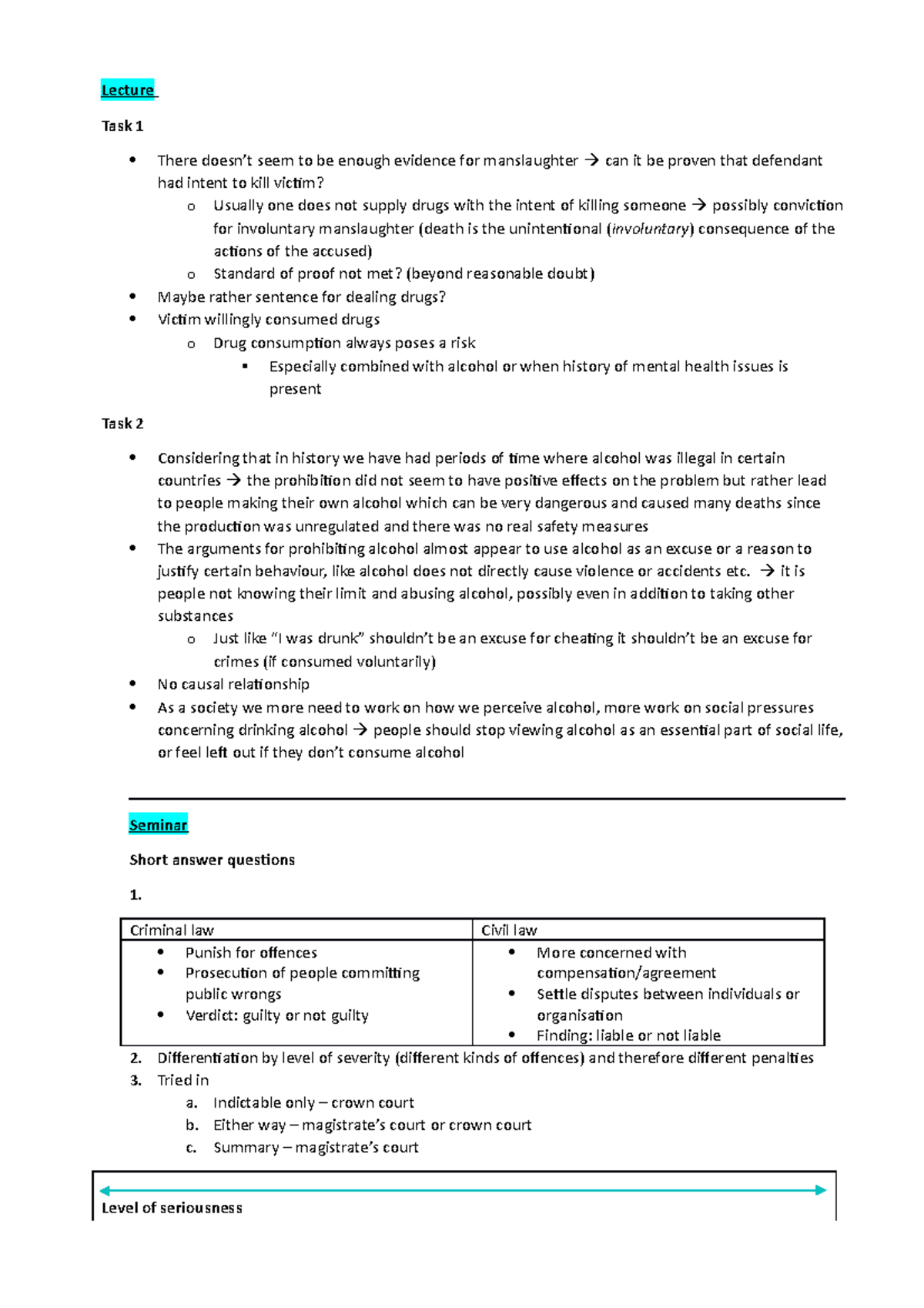 Week 1 Tasks - Lecture Task 1 There doesn’t seem to be enough evidence ...