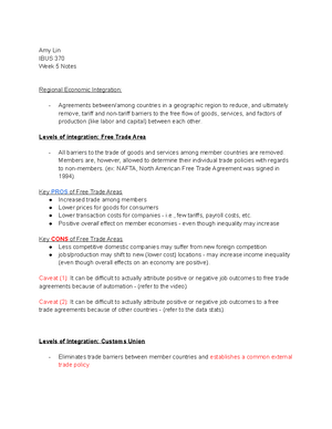 Ethics in International Business-Notes - 1 Course Study Notes: IBUS 370 ...