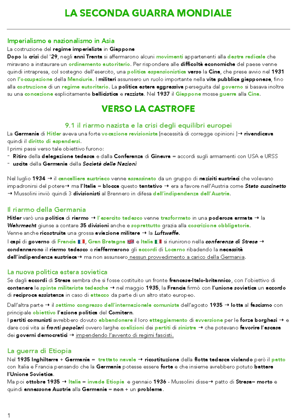 appunti per una storia di guerra
