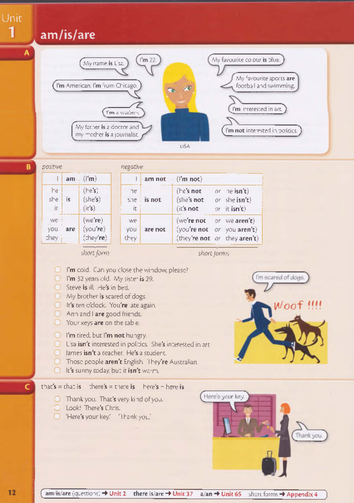 Essential Grammar in Use 4th Edition by R. Murphy - Unit 1 am/is/are (M ...