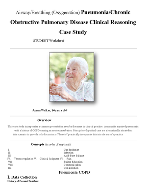 Lung cancer case study image