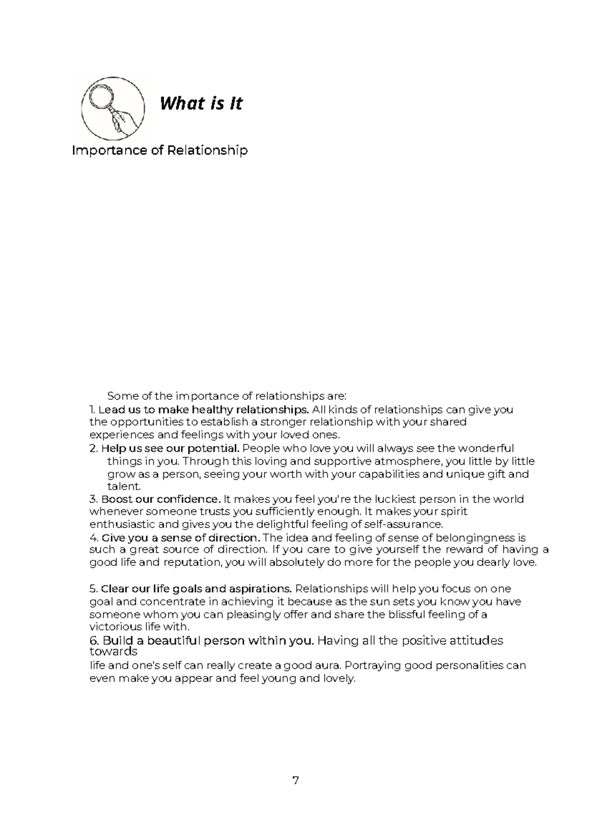 547178141 Perdev Q2 Module 19 1 - Some of the importance of ...