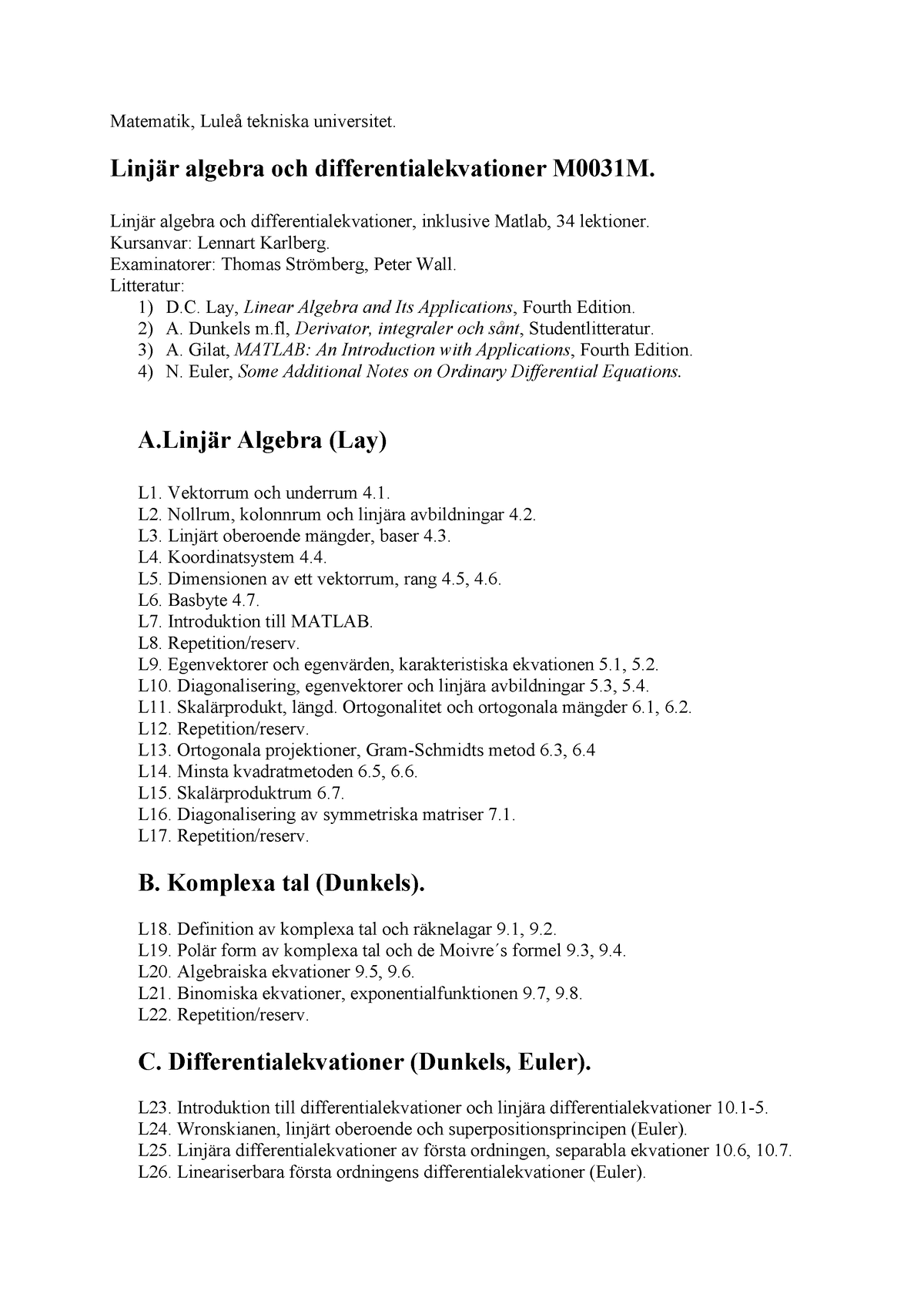 Matematik-lule-tekniska-universitet Compress - Matematik, Luleå ...