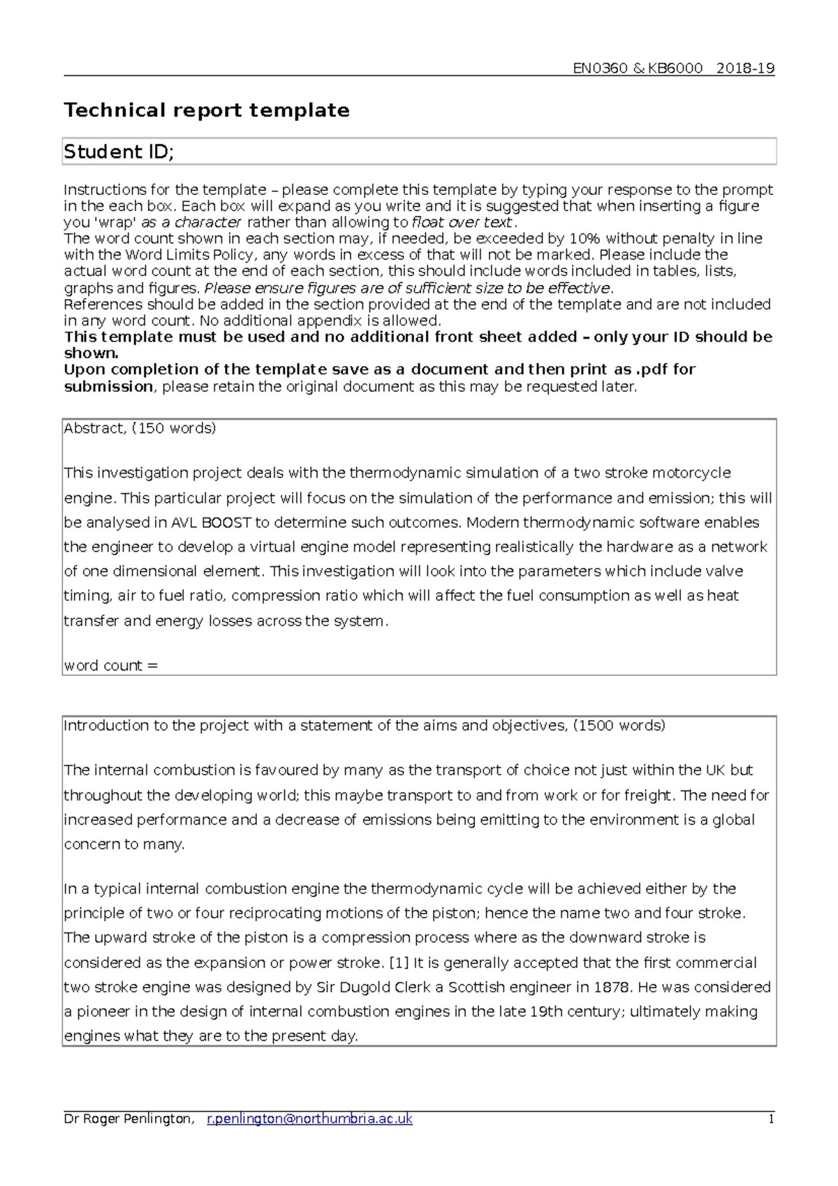 Technical report template.doc Incomplete - Technical report template ...