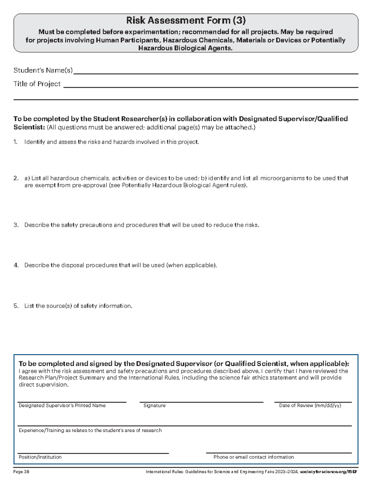3-Risk-Assessment - ... - Page 38 International Rules: Guidelines for ...